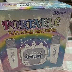 1 Portable Karaoke Machine in Pastel Purple  36m + - Portable Audio & Video
